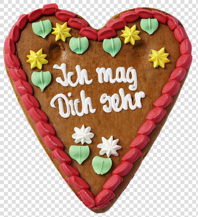 Gingerbread Heart  Heart  Gingerbread  Baked Goods  HD Png DownloadTransparent PNG