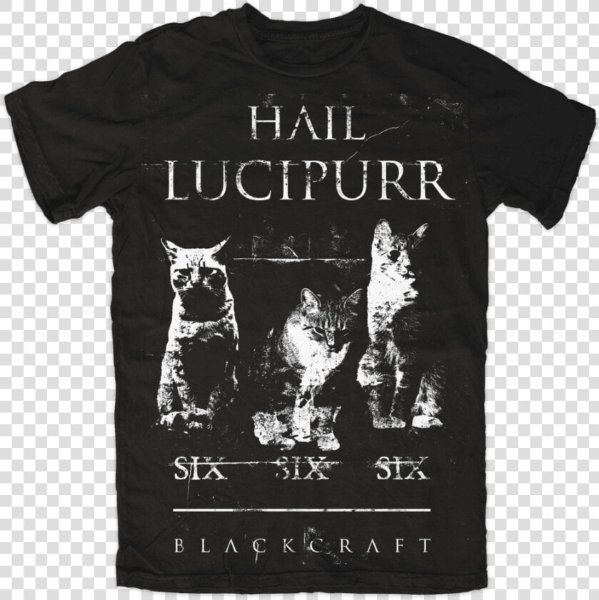 Hail Lucipurr   Stay Pawsitive Shirt  HD Png DownloadTransparent PNG