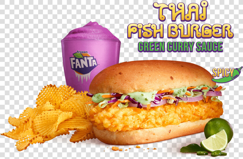 Mcd Thai Fish Burger  HD Png DownloadTransparent PNG