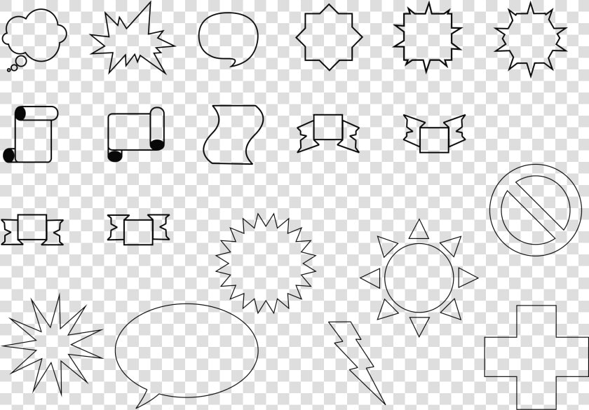 Set Of Basic Shapes 2 Clip Arts   Set Of Basic Shapes Png  Transparent PngTransparent PNG