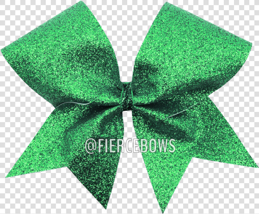 Kelly Emerald Green Glitter Cheer Bow Fierce Bows   Cheerleading  HD Png DownloadTransparent PNG