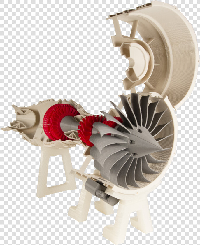 3d Printed Jet Engine Makerbot  HD Png DownloadTransparent PNG