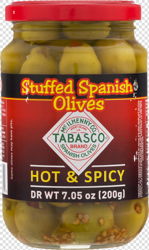 Tabasco Brand Hot  amp  Spicy Stuffed Spanish Olives  HD Png DownloadTransparent PNG