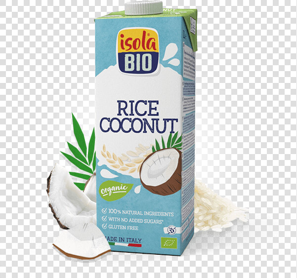 Rice Coconut Drink   Isola Bio Rice Hazelnut Drink  HD Png DownloadTransparent PNG