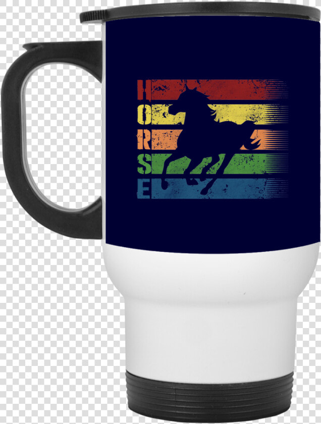 Retro Horse With Classic Style Mug Class   Mug  HD Png DownloadTransparent PNG