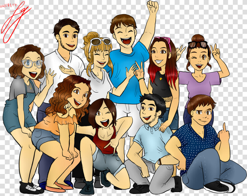 Finally I Finished The Drawing Of My Dear Friends Wow  HD Png DownloadTransparent PNG