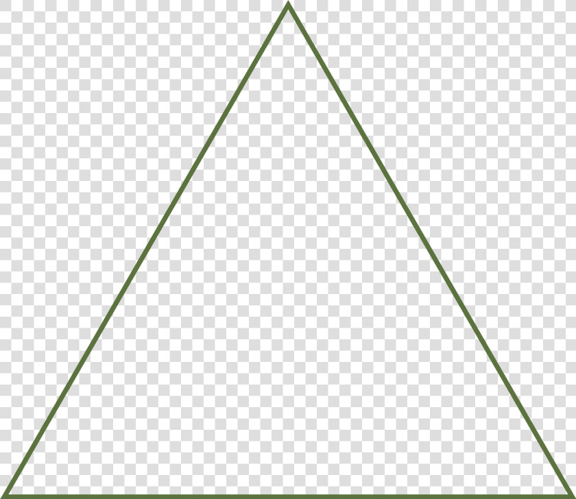 Transparent Triangle Outline Png   Outline Images Of Triangle  Png DownloadTransparent PNG