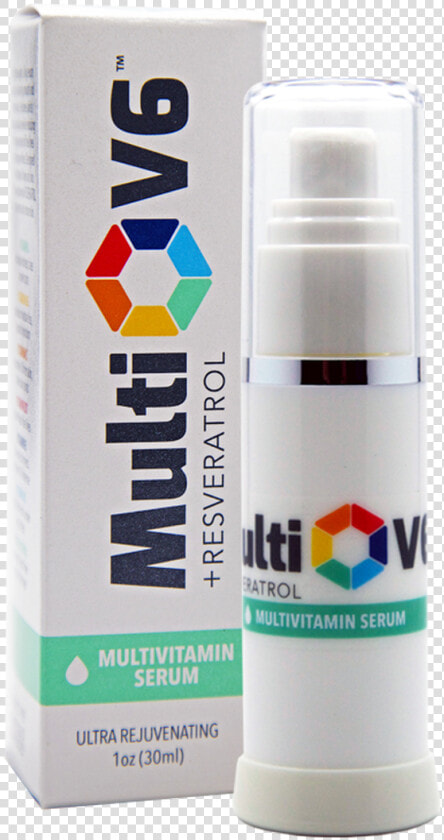 Multiv6 Multivitamin Serum Is A Lightweight Formula   Box  HD Png DownloadTransparent PNG