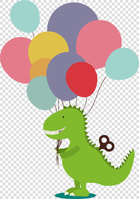  balloon  colorful  dino  colorsplash  dinosaur  green  HD Png DownloadTransparent PNG