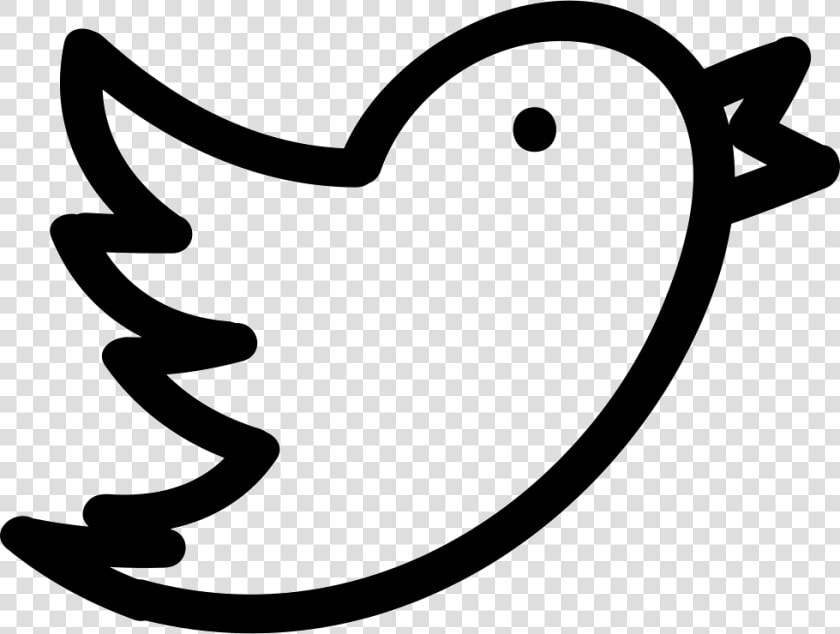 Transparent Twitter Heart Png   Hand Drawn Twitter Icon  Png DownloadTransparent PNG