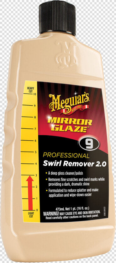 M09 Mirror Glaze® Swirl Remover  16 Oz  HD Png DownloadTransparent PNG