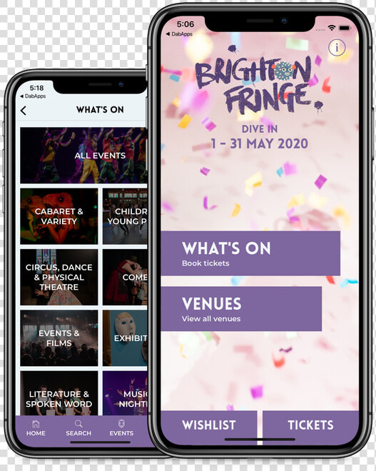 Brighton Fringe Iphone Mockup   Iphone  HD Png DownloadTransparent PNG