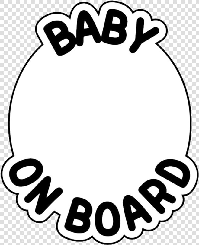 Ptn7 Personalised Baby On Board Baby In Car Safety   Circle  HD Png DownloadTransparent PNG