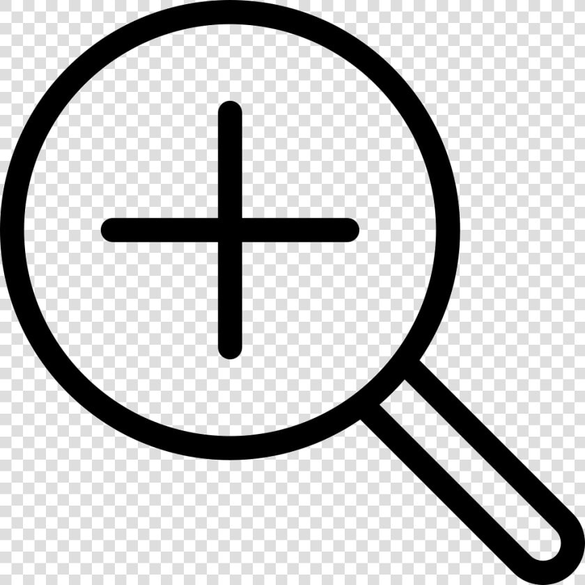 Thin Zoom In Magnify Plus   Thin Search Icon Png  Transparent PngTransparent PNG