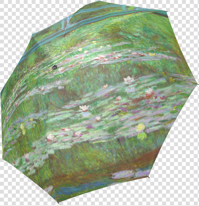 Monet Japanese Bridge Water Lily Pond Foldable Umbrella  HD Png DownloadTransparent PNG