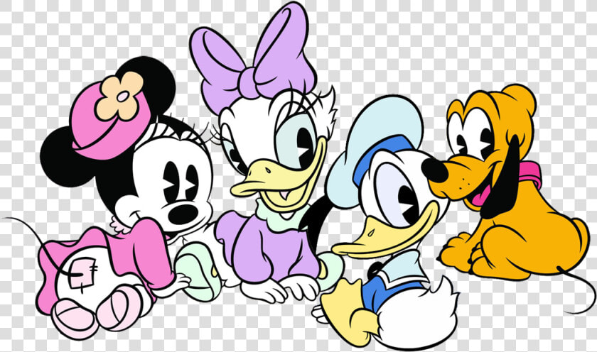 Baby Cliparts Transparent Group   Baby Minnie Mouse Daisy Duck  HD Png DownloadTransparent PNG