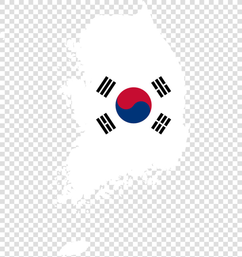 South Korea Map Outline Png   South Korea Flag  Transparent PngTransparent PNG