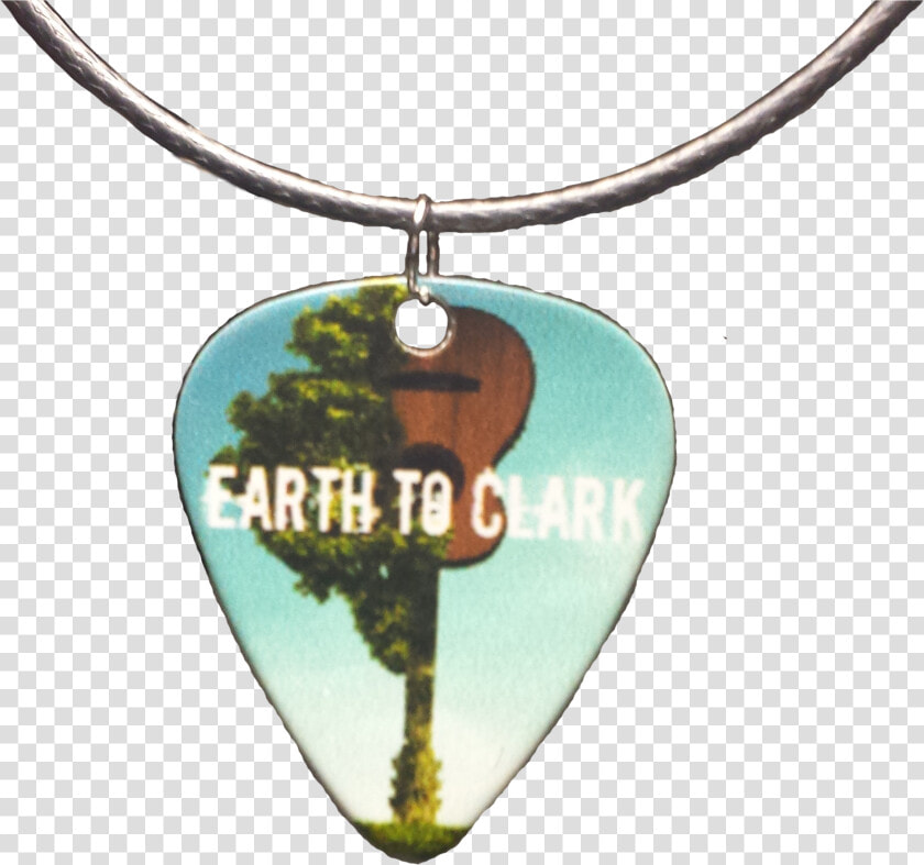 Image Of Earth To Clark Guitar Pick Necklace   Locket  HD Png DownloadTransparent PNG