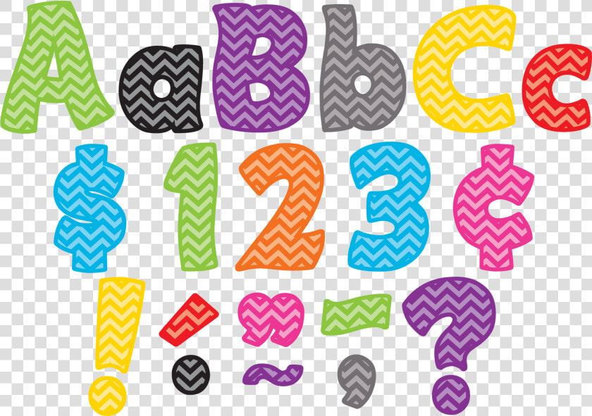 Tcr5454 Chevron Funtastic   Chevron Bulletin Board Letters  HD Png DownloadTransparent PNG