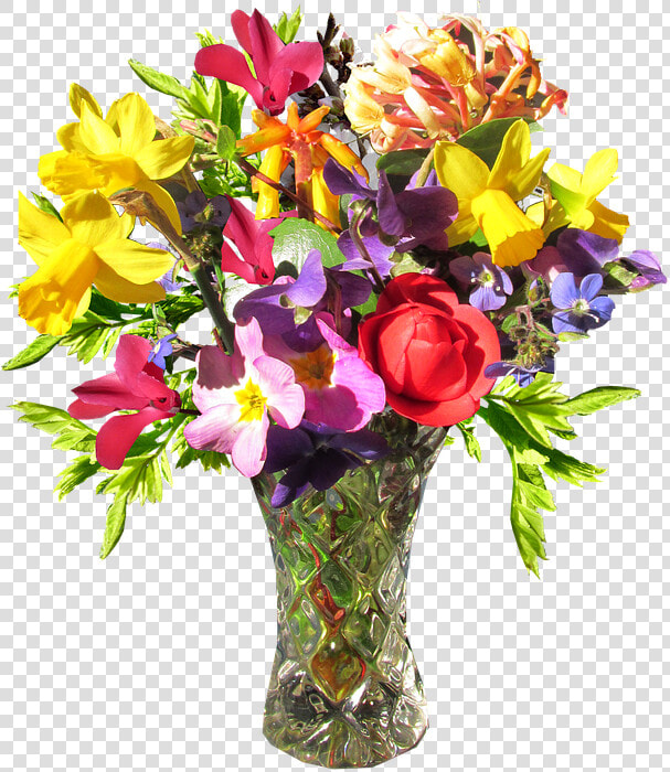 Transparent Free Clipart Flower Arrangements   Flower With Vase Png  Png DownloadTransparent PNG