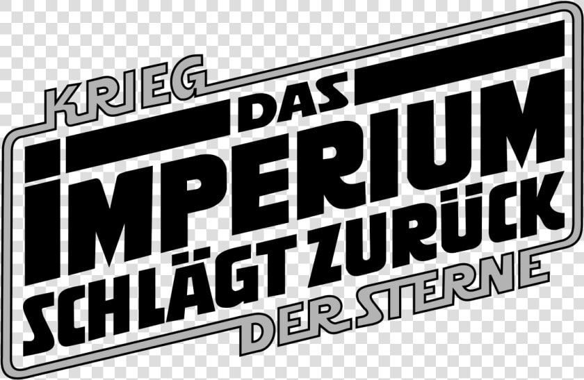 Imperium German Logo   Star Wars The Empire Strikes Back Title  HD Png DownloadTransparent PNG