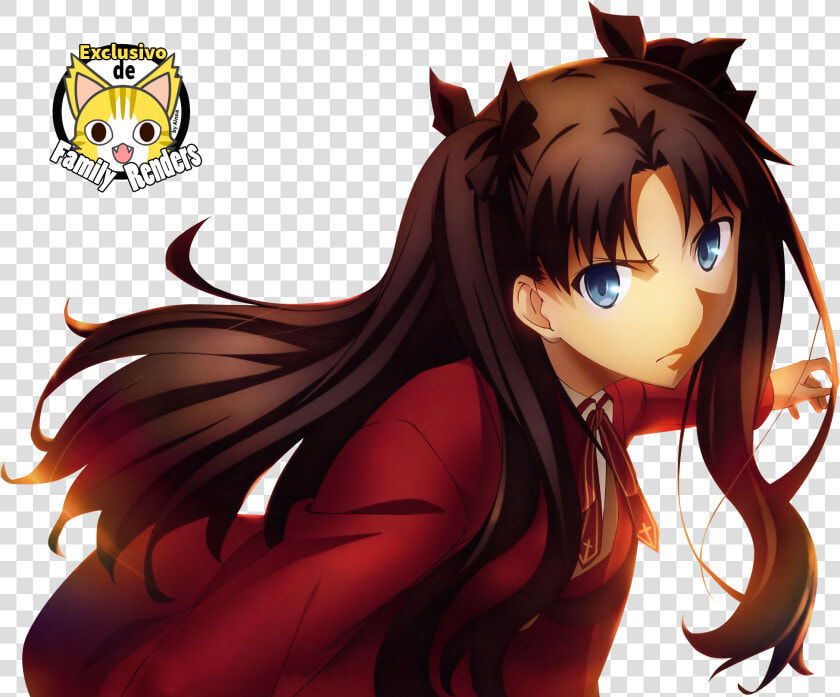 Render Tohsaka Rin Fate Stay Night   Rin Tohsaka Png Render  Transparent PngTransparent PNG