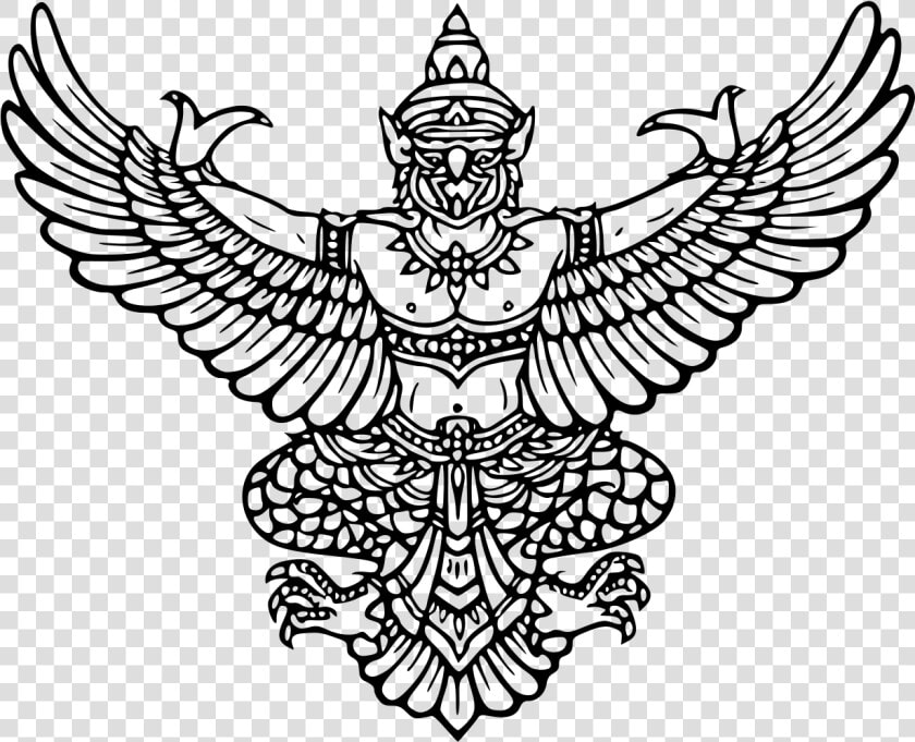 Clip Art Sak Yant Les Tatouages   Garuda Thai  HD Png DownloadTransparent PNG