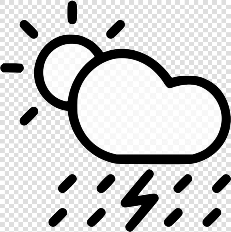 Rain Clipart Rainfall Free Clip Art Stock Illustrations   Clouds And Rain Black And White Clipart  HD Png DownloadTransparent PNG