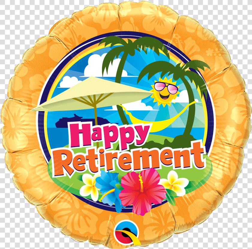 Sunshine Balloon Qualatex Balloonatics   Happy Retirement  HD Png DownloadTransparent PNG