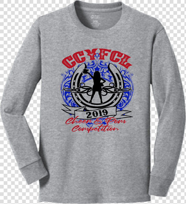 Ccyfcl 2019 Cheer Competition Long Sleeve   T shirt  HD Png DownloadTransparent PNG