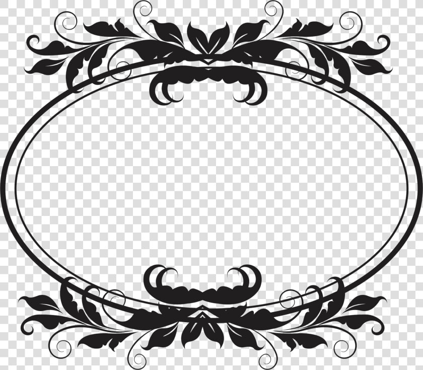 Hairdresser Clipart Vintage Salon   Oval Monogram Wedding  HD Png DownloadTransparent PNG