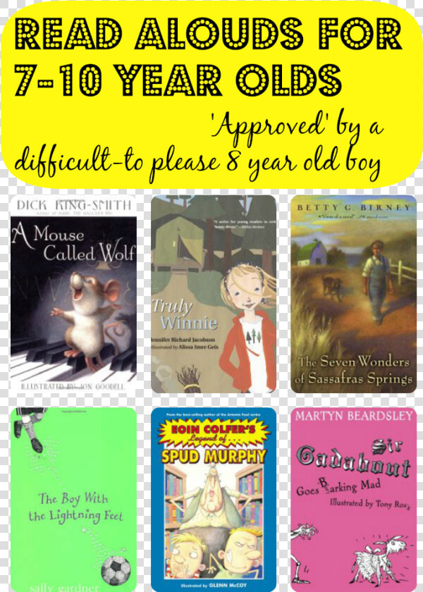 Great Books To Read Alouds To 7 10 Year Olds   Books For 7 10 Year Olds  HD Png DownloadTransparent PNG