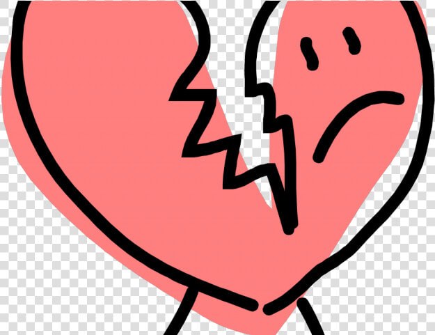 Broken Heart Clipart Sad   Heart Broken Clipart  HD Png DownloadTransparent PNG