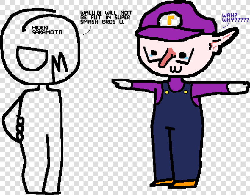 Transparent Waluigi Head Png   Cartoon  Png DownloadTransparent PNG