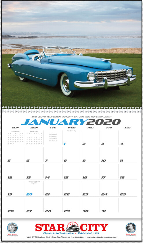 Picture Of Classic Cars Wall Calendar   Buick Invicta  HD Png DownloadTransparent PNG