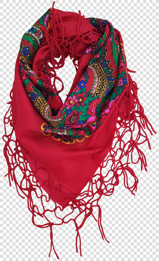 Red Scarf Folk   Scarf  HD Png DownloadTransparent PNG