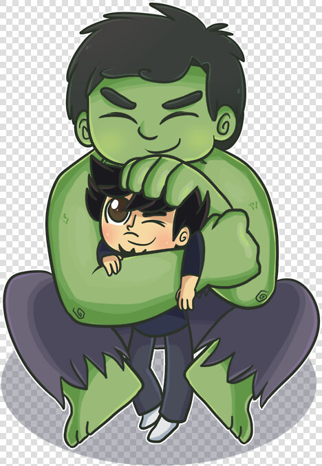 Hulk  Tony Stark  And Bruce Banner Image  HD Png DownloadTransparent PNG