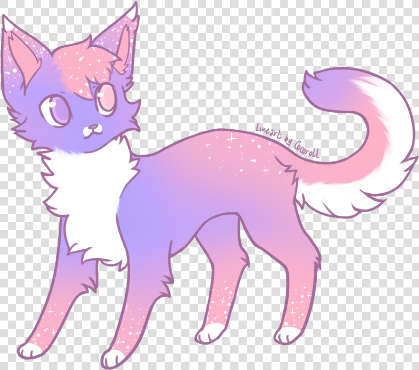 Ga Pastel Kitty Design   Cat Anime Maine Coon  HD Png DownloadTransparent PNG