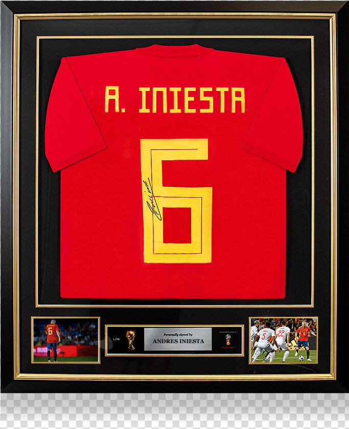 Iniesta Spain Jersey  HD Png DownloadTransparent PNG