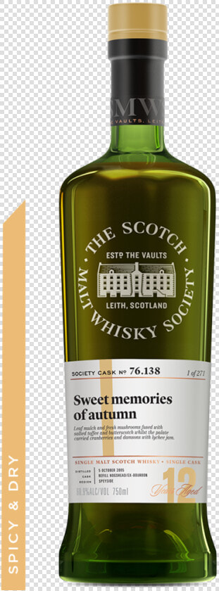 Cask No   76     Scotch Malt Whisky Society Cask No 29 224 We Arrived  HD Png DownloadTransparent PNG