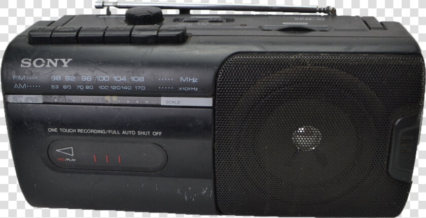 Sony Cfm 10 Portable Cassette Am fm Radio Speaker System   Boombox  HD Png DownloadTransparent PNG