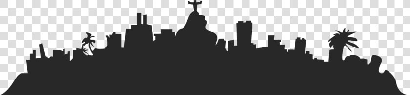 Clip Art Rio Skyline   City Skyline Silhouette Rio  HD Png DownloadTransparent PNG