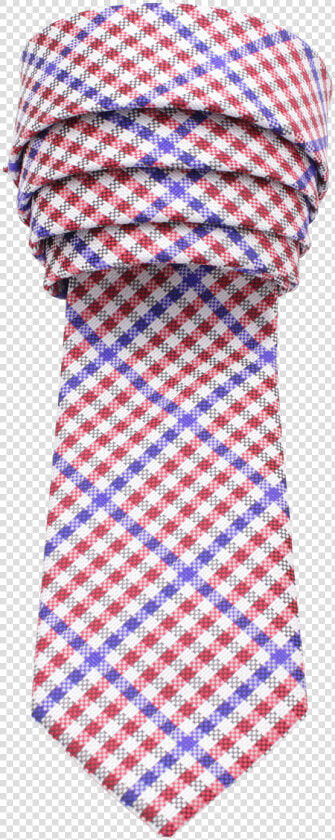 Red  White  And Blue Gingham Patterned Necktie   Tom Ford Navy Houndstooth Tie  HD Png DownloadTransparent PNG