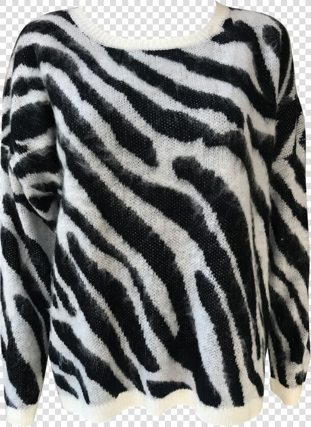 Zebra Jumper   Png Download   Sweater  Transparent PngTransparent PNG