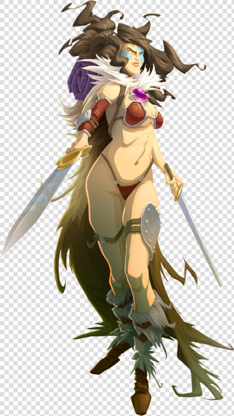 Barbarian female   Png Download   Massive Darkness Mila  Transparent PngTransparent PNG