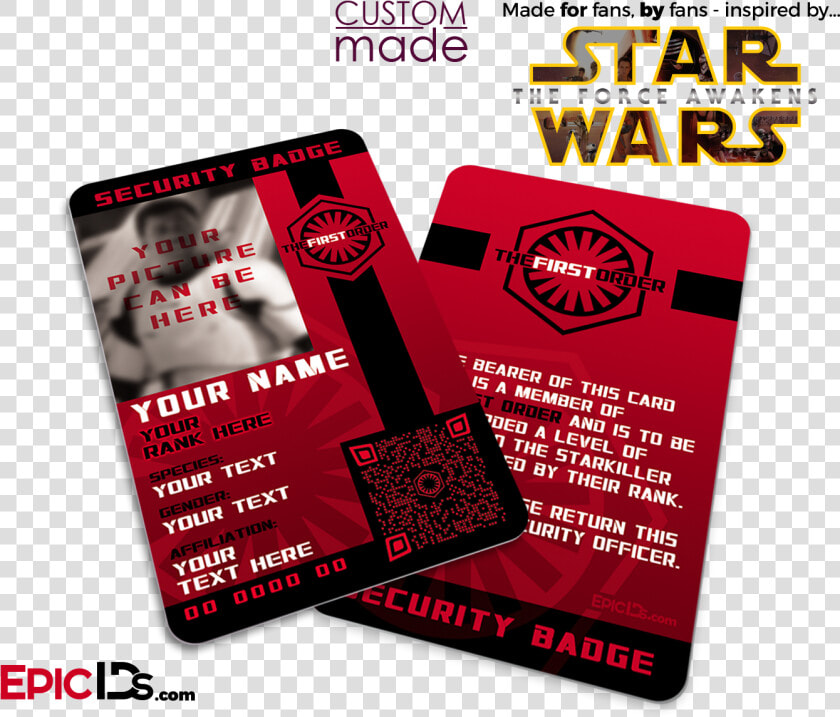 Star Wars Tfa Inspired   Star Wars First Order Id Hux  HD Png DownloadTransparent PNG