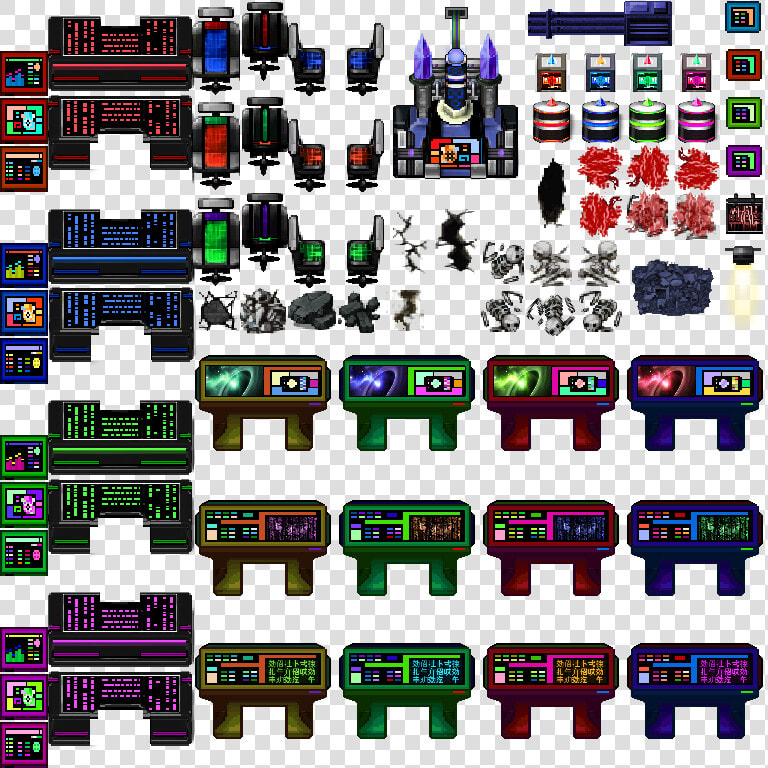 Alien Technology Galacti chron B   Rpg Maker Mv Alien Tileset  HD Png DownloadTransparent PNG