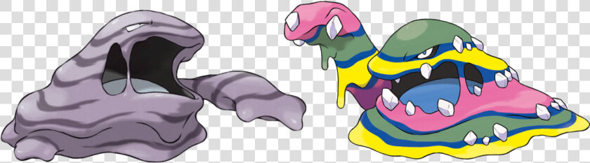 Alolan Muk Vs Muk  HD Png DownloadTransparent PNG