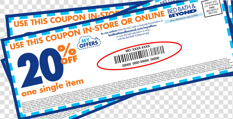 Bed Bath And Beyond Coupon Online Mo  HD Png DownloadTransparent PNG