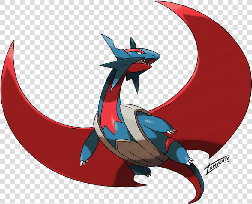 Rt For Mega Salamence Vs Fav For Mega Tyranitar   Mega Evolution Dragon Pokemon  HD Png DownloadTransparent PNG